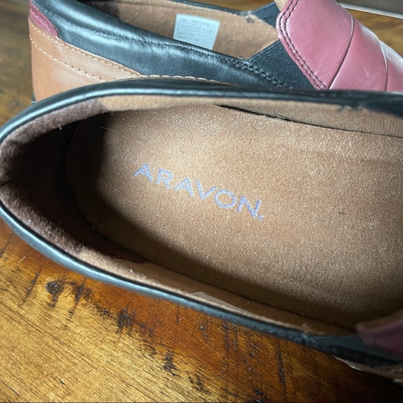 Aravon Danielle AR Multi Colored Slip On Shoes 11 - Picture 6 of 7
